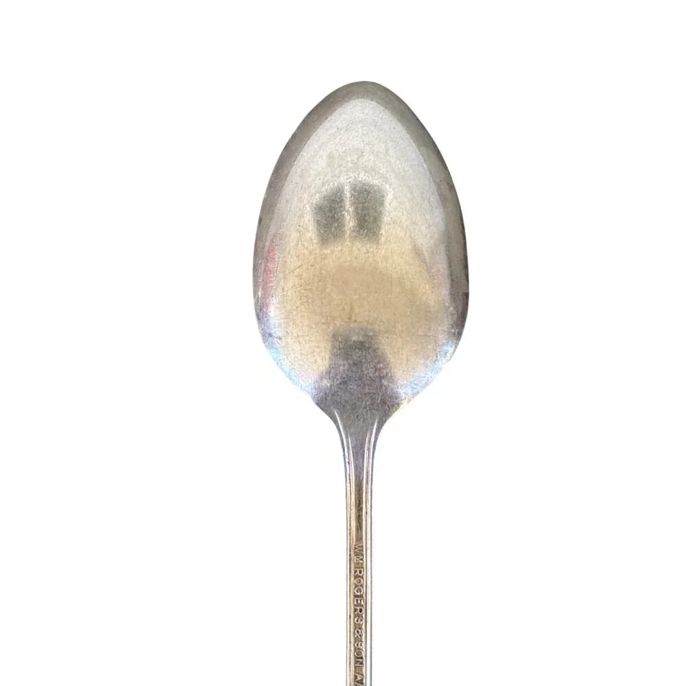 WM Rogers and‎ Sons AAX Silver Plate Ice Tea Spoons Lot of 5 7.75